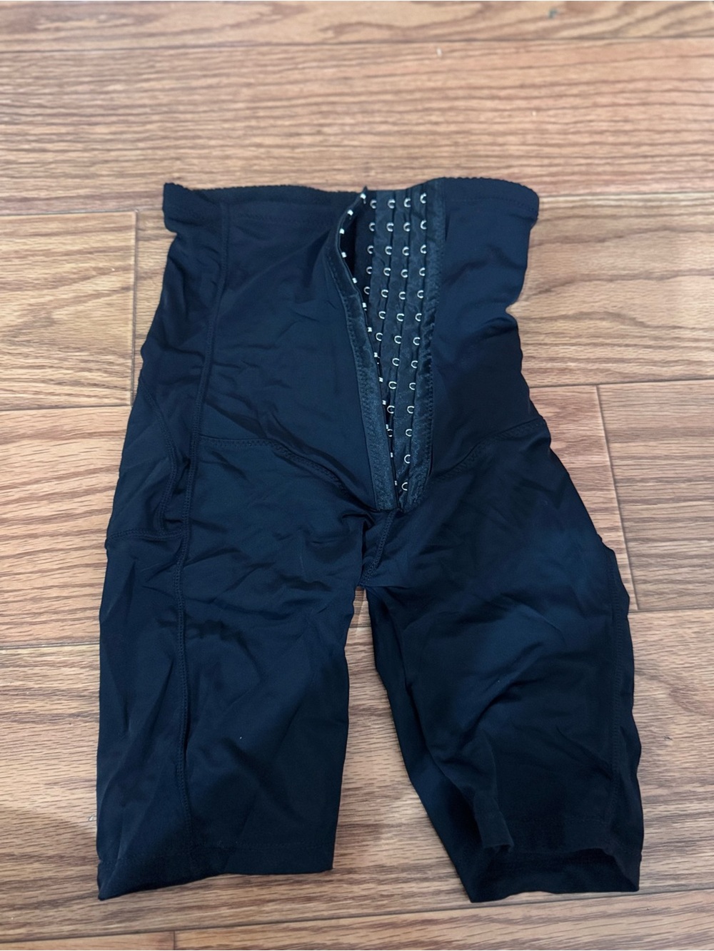 High-Waist Black Shapewear Compression Shorts